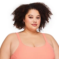 George Women's Plus Scoop-Neck One Piece Swimsuit