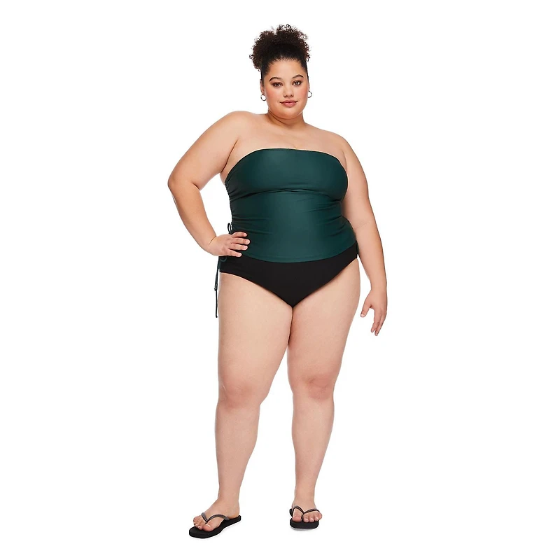 George Women's Plus Ruched Tankini