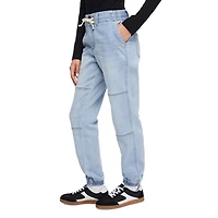Jogger utilitaire en denim No Boundaries pour femmes