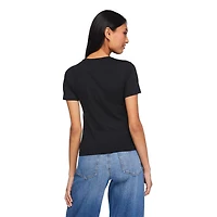 No Boundaries Women's Fitted T-Shirt