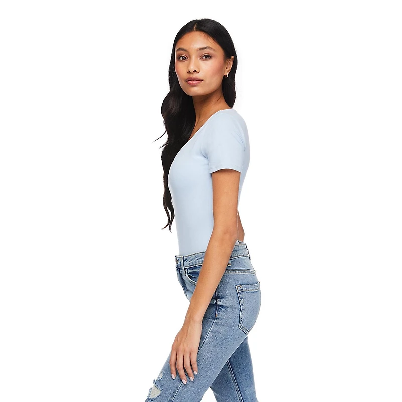 Justaucorps à encolure dégagée No Boundaries pour femmes