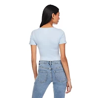 No Boundaries Women's Scoop-Neck Bodysuit