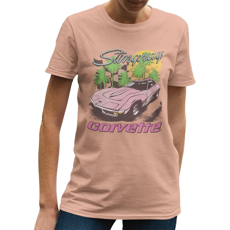 Corvette Tee shirt femme