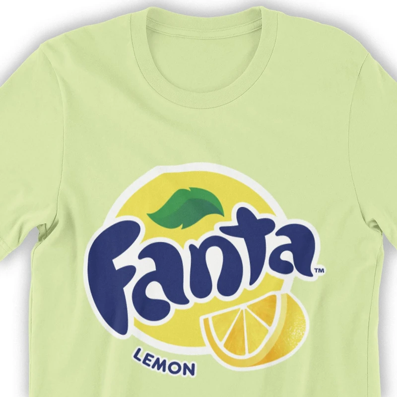 Fanta Ladie's tee shirt., Sizes XS to XL