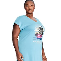 George Plus Women's V-Neckline Nightshirt