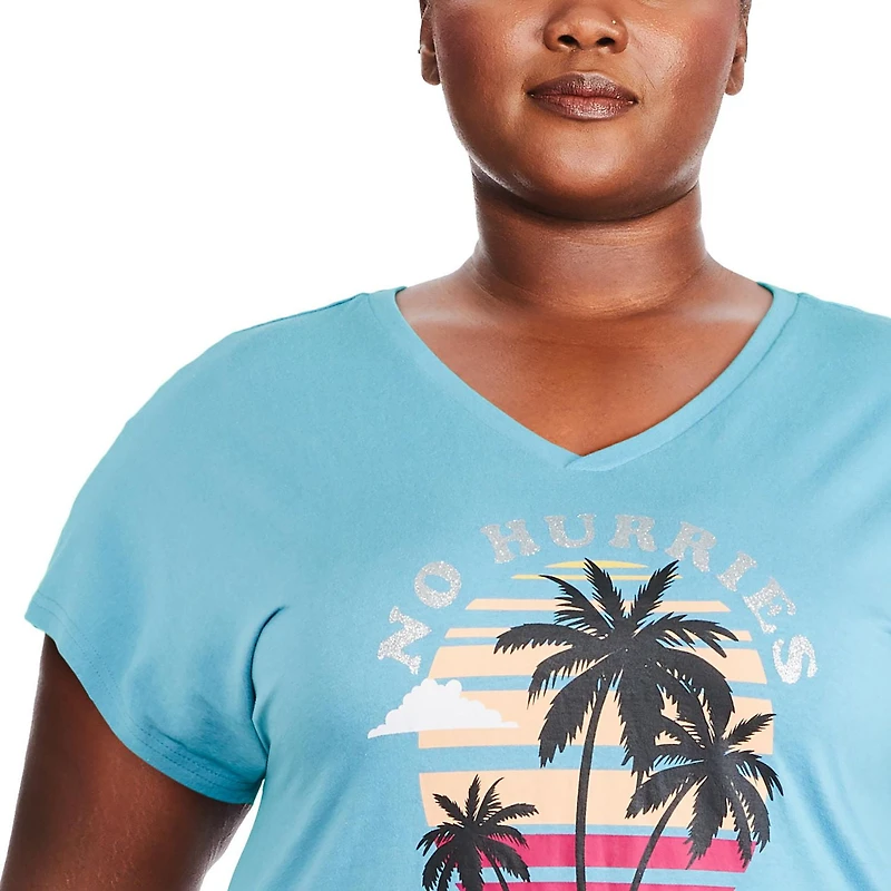 George Plus Women's V-Neckline Nightshirt