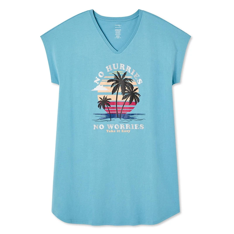 George Plus Women's V-Neckline Nightshirt