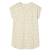 George Plus Women's V-Neckline Nightshirt, Sizes 1X-4X