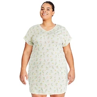 George Plus Women's V-Neckline Nightshirt, Sizes 1X-4X