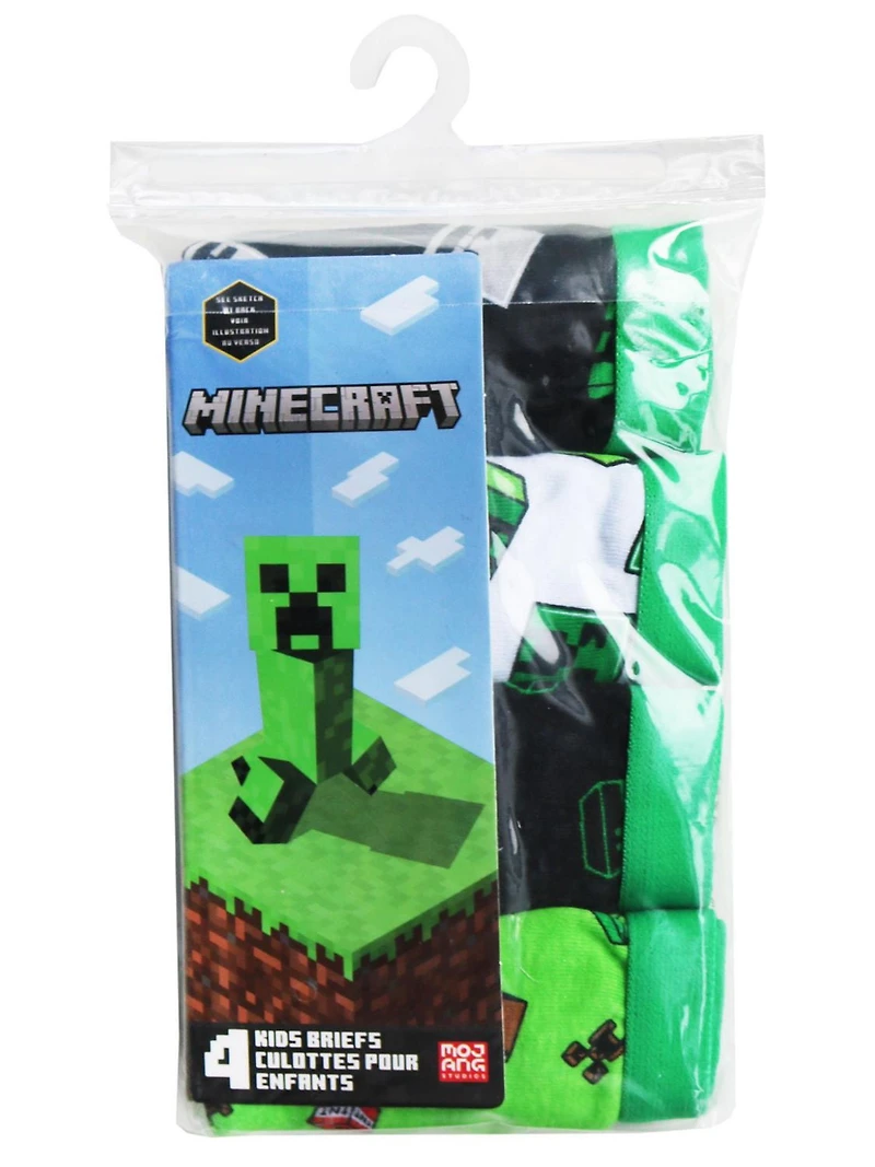 Culotte packet 4 Minecraft Culotte en tricot packet 4 Garçons
