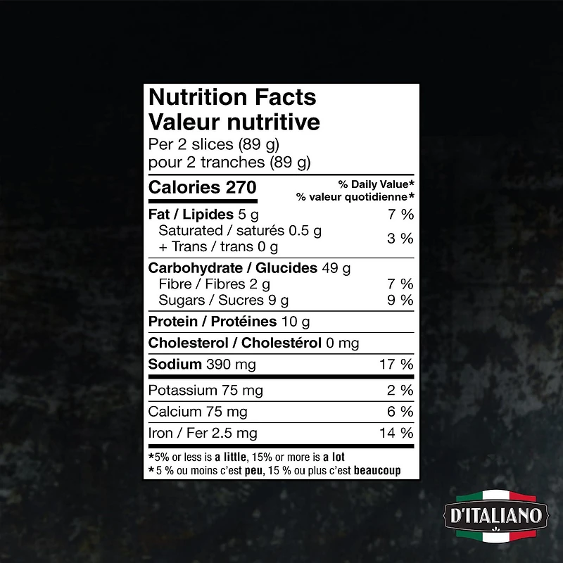 D'Italiano with Gusto!™ Brioche Style Thick Sliced Loaf