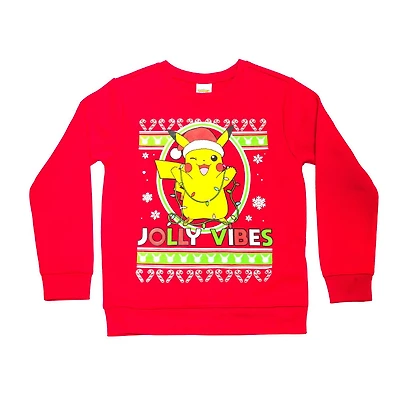 Pokémon Boys Jolly Vibes Sweat à manches longues