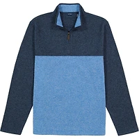 IZOD PULL TOISON QUART DE ZIP POUR HOMME