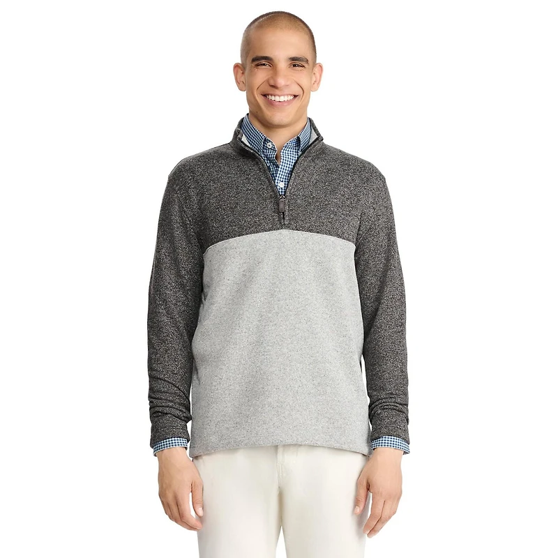 IZOD MENS QUARTER ZIP SWEATER FLEECE
