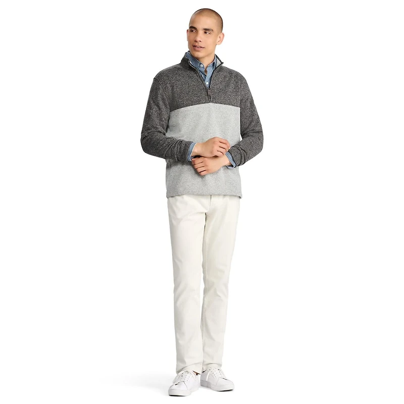 IZOD MENS QUARTER ZIP SWEATER FLEECE