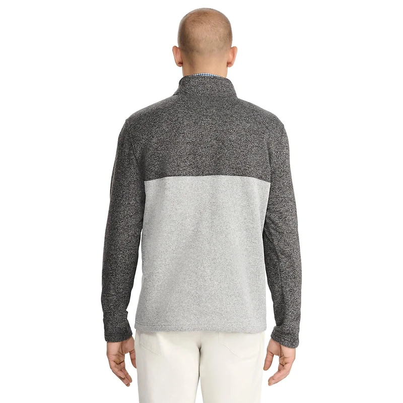 IZOD MENS QUARTER ZIP SWEATER FLEECE