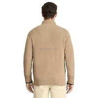 IZOD MENS QUARTER ZIP HONEYCOMB SWEATER