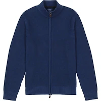IZOD MENS FULL ZIP SHAKER SWEATER
