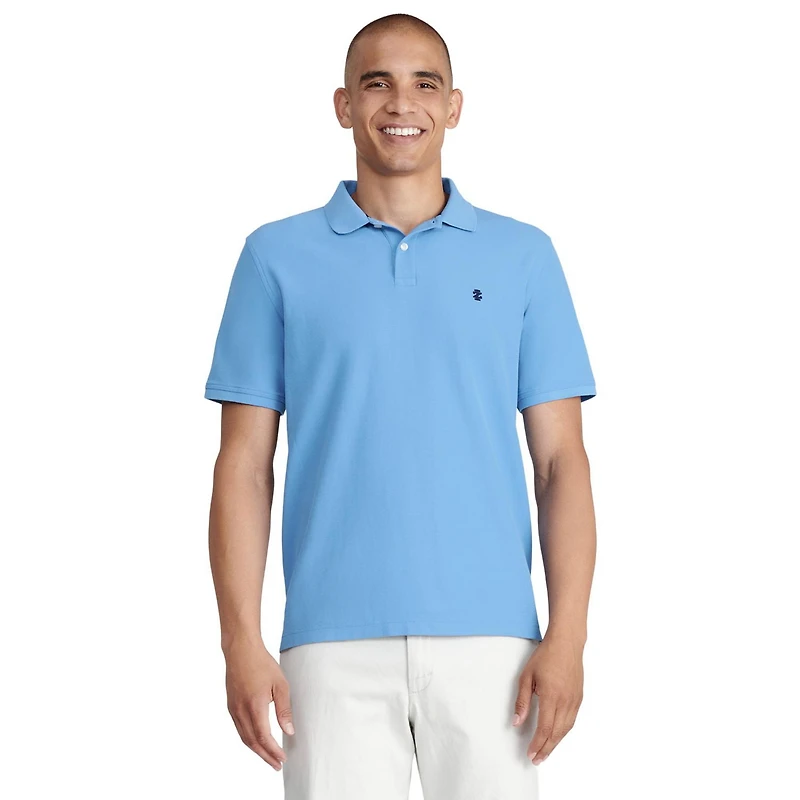 IZOD MENS SHORT SLEEVE PIQUE POLO