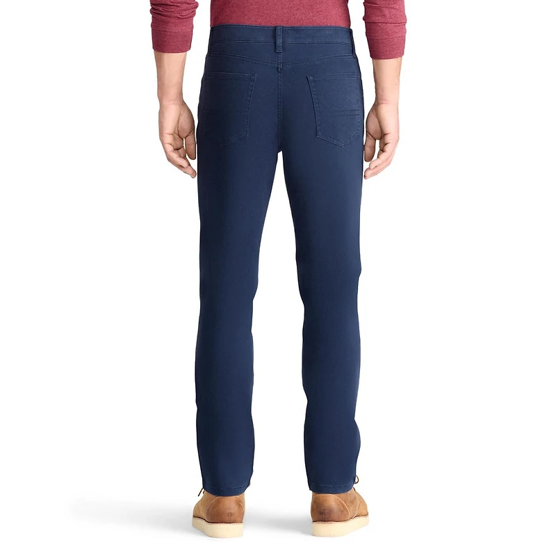 IZOD MENS STRETCH TWILL 5 POCKET PANT, Sizes 30/32-42/32