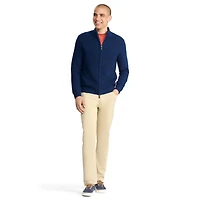 IZOD MENS FULL ZIP SHAKER SWEATER