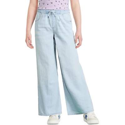 George Girls' Wide Leg Denim Pant