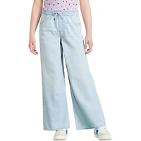 George Girls' Wide Leg Denim Pant