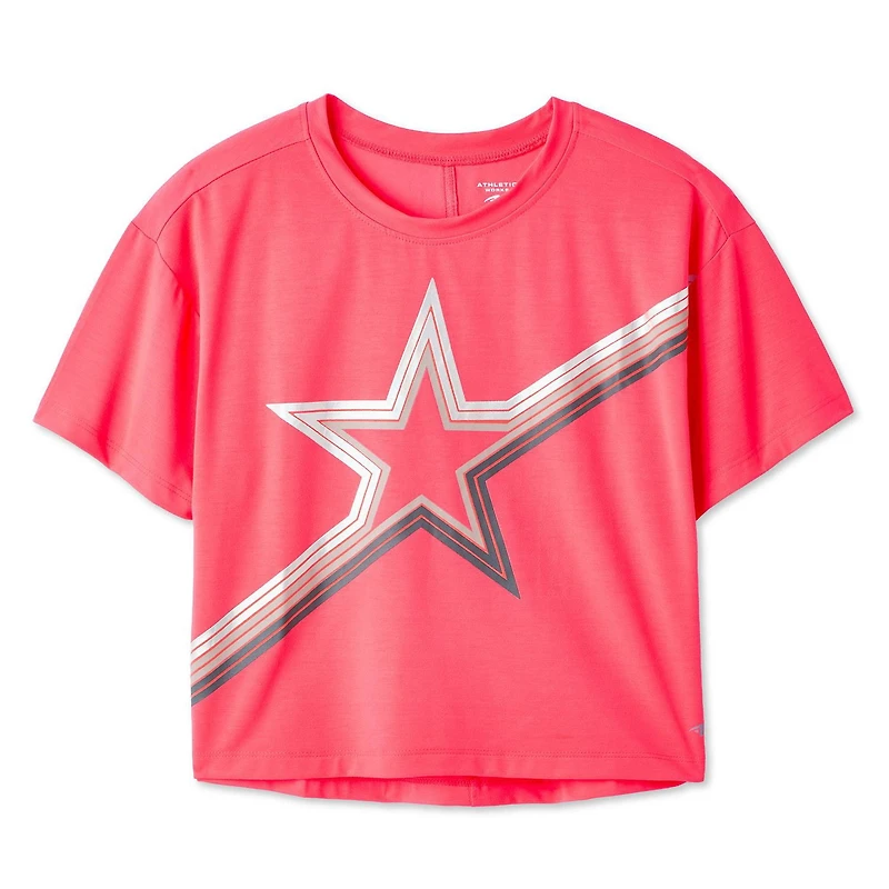 Athletic Works Girls' Boxy T-Shirt