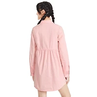 George Girls' Button-Up Shirt Dress