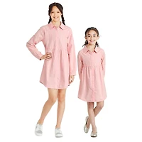 George Girls' Button-Up Shirt Dress
