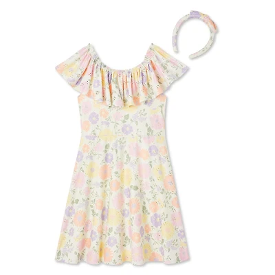 Ensemble 2 pièces avec robe à œillets George pour filles