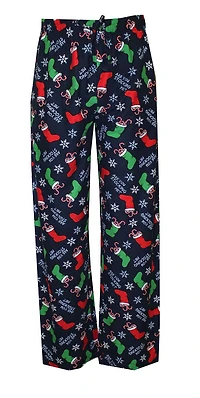 Pantalon de Pyjama en polaire avec toute imprimé des fêtes