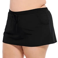 Jupe de bain en Tactel avec cordon de serrage pour femme Krista Plus Size