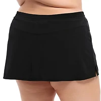Jupe de bain en Tactel avec cordon de serrage pour femme Krista Plus Size