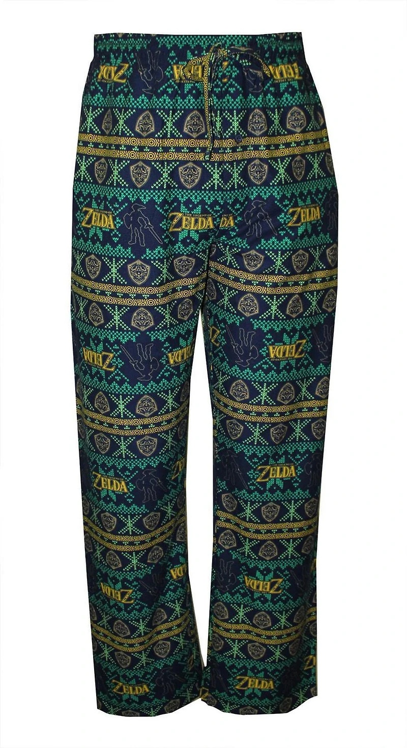 Zelda Men's all over print fleece sleep pant