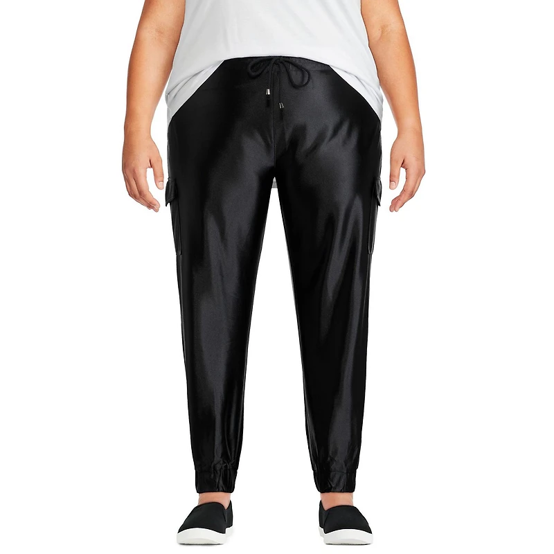 Jogger en satin extensible George Plus pour femmes