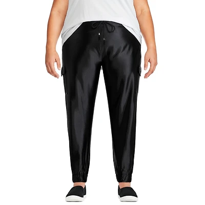 Jogger en satin extensible George Plus pour femmes