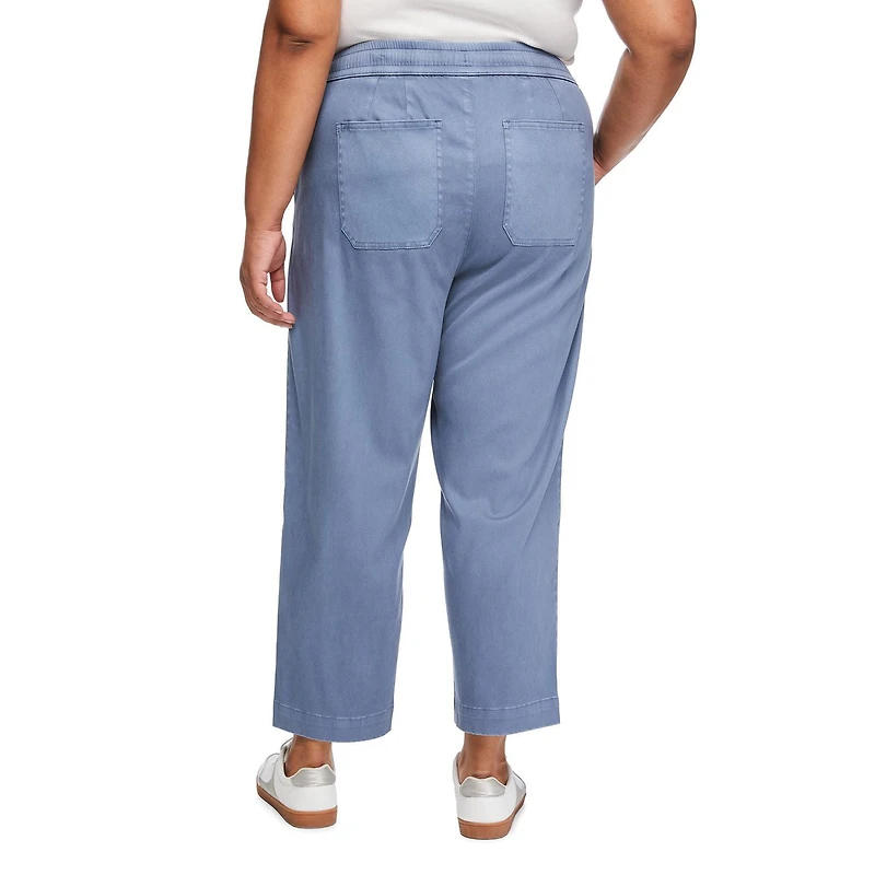 Pantalon en coutil à enfiler Lane Bryant Plus pour femmes