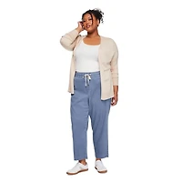 Pantalon en coutil à enfiler Lane Bryant Plus pour femmes