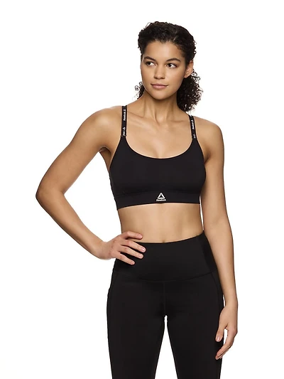 Reebok Soutien-gorge de sport à faible impact Favorite Racerback pour femme avec bonnets amovibles Tailles S-2XL