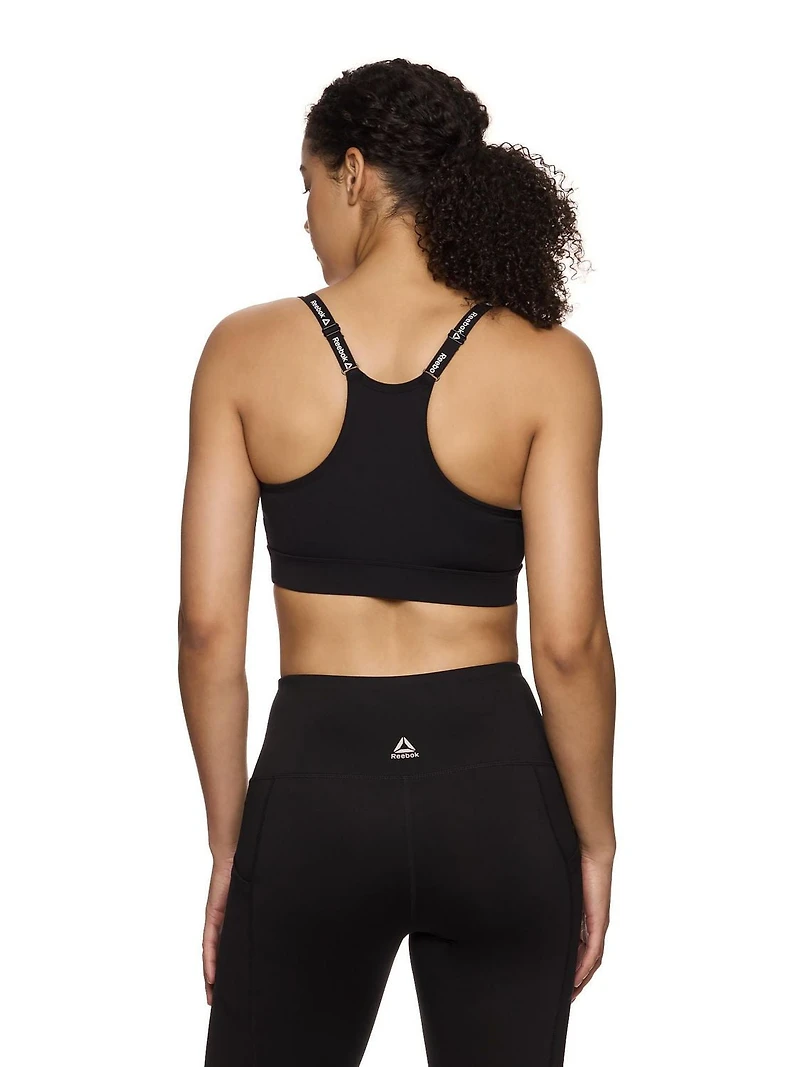 Reebok Soutien-gorge de sport à faible impact Favorite Racerback pour femme avec bonnets amovibles Tailles S-2XL