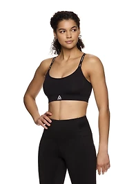 Reebok Soutien-gorge de sport à faible impact Favorite Racerback pour femme avec bonnets amovibles Tailles S-2XL