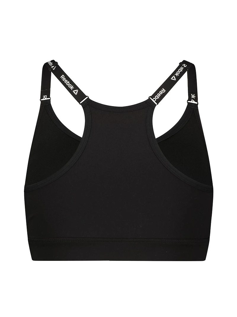 Reebok Soutien-gorge de sport à faible impact Favorite Racerback pour femme avec bonnets amovibles Tailles S-2XL