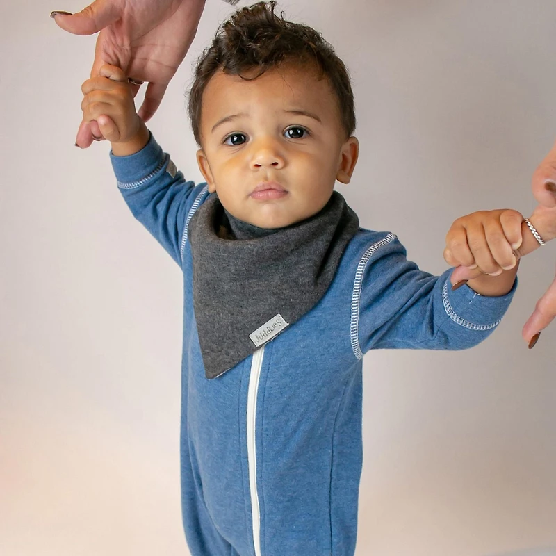 Juddlies Designs - Newborn, Baby, Toddler - Breathe-Eze Collection Sleeper - Cotton - Olive Fleck