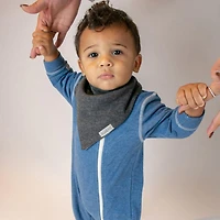 Juddlies Designs - Newborn, Baby, Toddler - Breathe-Eze Collection Sleeper - Cotton - Olive Fleck