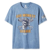 Gas Monkey Garage Men's Acid Wash T-Shirt