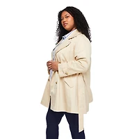 Lane Bryant Women's Plus Long Trench Coat