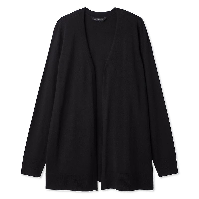 Cardigan ouvert sur le devant Lane Bryant Plus pour femmes