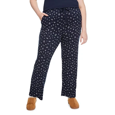 George Women's Plus Open Bottom Pant, Sizes 1X-3X