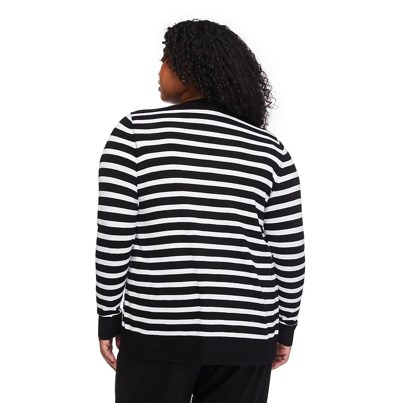 Cardigan ouvert sur le devant Lane Bryant Plus pour femmes